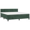 vidaXL &Kappa;&rho;&epsilon;&beta;ά&tau;&iota; Boxspring &mu;&epsilon; &Sigma;&tau;&rho;ώ&mu;&alpha; &Sigma;&kappa;&omicron;ύ&rho;&omicron; &Pi;&rho;ά&sigma;&iota;&nu;&omicron; 180x200&epsilon;&kappa;. &Beta;&epsilon;&lambda;&omicron;ύ&delta;&iota;&nu;&omicron;