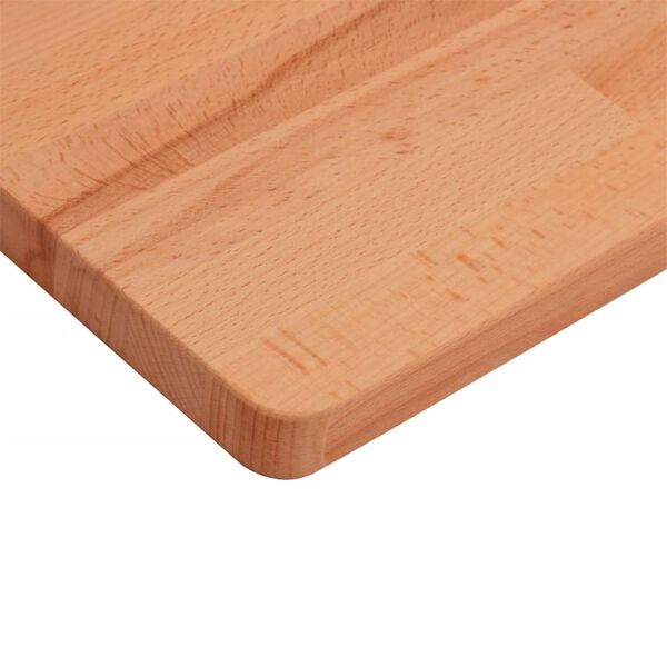 vidaXL Πάγκος Μπάνιου 80x40x2,5 εκ. από Μασίφ Ξύλο Οξιάς