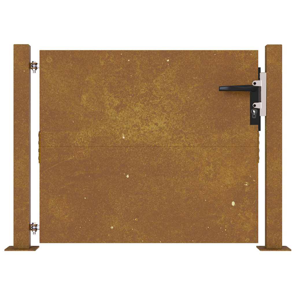vidaXL Πύλη Κήπου 105 x 105 εκ. από Ατσάλι Corten