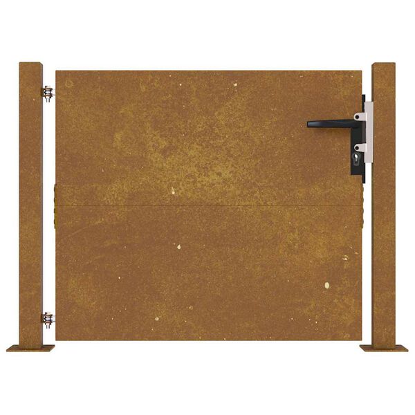 vidaXL Πύλη Κήπου 105 x 105 εκ. από Ατσάλι Corten