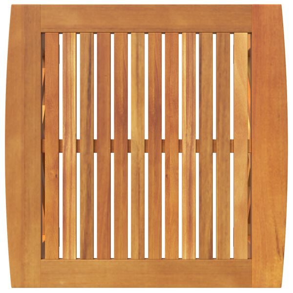 vidaXL Κηπουρική Πλευρικό Τραπέζι Καφέ 45x45x50 εκ Μασίφ Ξύλο Ακακίας