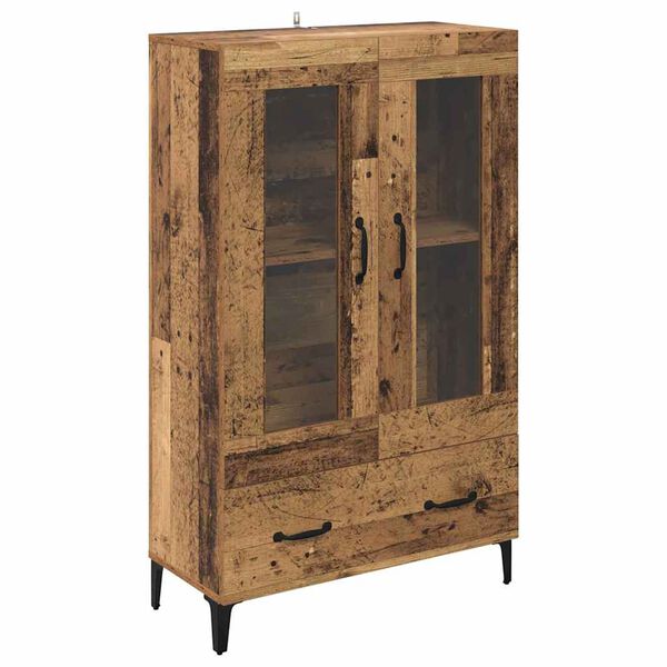 vidaXL Highboard &mu;&epsilon; &sigma;&upsilon;&rho;&tau;ά&rho;&iota; &Pi;&alpha;&lambda;&iota;ό &Xi;ύ&lambda;&omicron; 70 x 31 x 115 &epsilon;&kappa;
