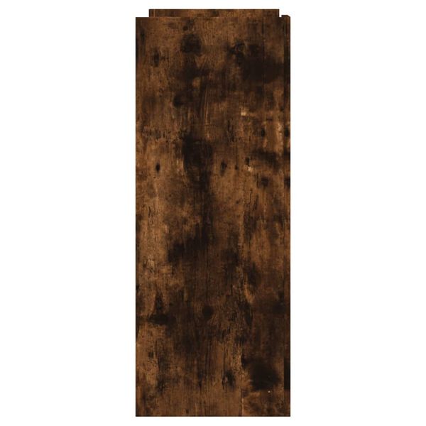 vidaXL Τραπέζι Κονσόλα Καπνιστή Δρυς 100x35x90 εκ. Επεξεργασμένο Ξύλο