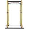 vidaXL Πολυόργανο Power Rack Κίτρινο και Μαύρο 140 x 145 x 214 εκ.