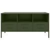 vidaXL Έπιπλο Τηλεόρασης Πράσινο Λαδί 100,5x39x50,5 εκ. από Ατσάλι