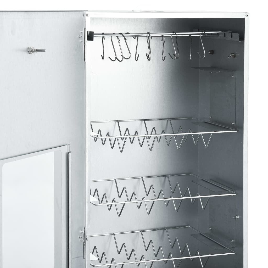vidaXL Φούρνος Καπνίσματος 44,5 x 29 x 124 εκ. με Πριονίδι 1 κ.