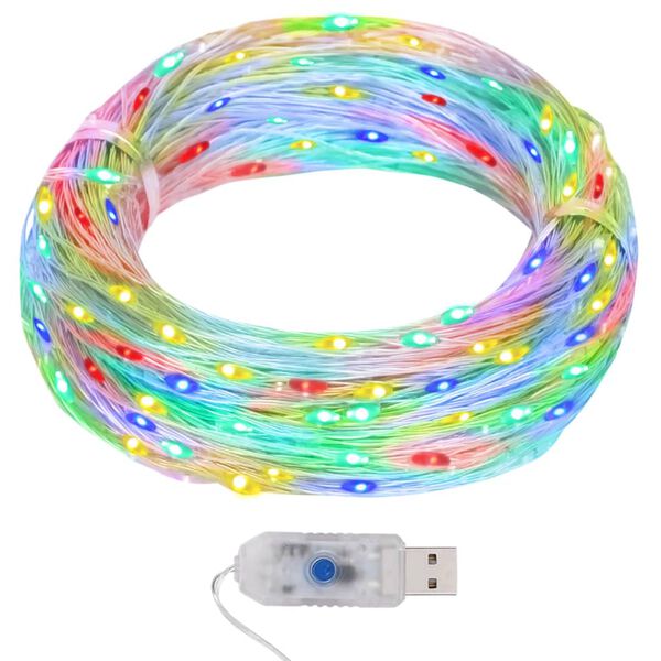 vidaXL Φωτάκια Ψείρες LED Πολύχρωμα 40 μ. 400 LED με 8 Λειτουργίες
