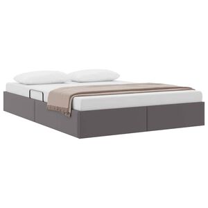 vidaXL &Kappa;&rho;&epsilon;&beta;ά&tau;&iota; &Alpha;&pi;&omicron;&theta;ή&kappa;&eta;&sigmaf; &mu;&epsilon; &sigma;&tau;&rho;ώ&mu;&alpha; &Gamma;&kappa;&rho;&iota; 140 x 190 cm &Tau;&epsilon;&chi;&nu;&eta;&tau;ό &delta;έ&rho;&mu;&alpha;