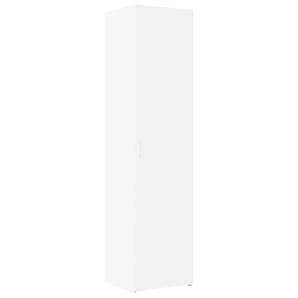 vidaXL Ντουλάπι Αποθήκευσης Στενό Λευκό 45x42,5x225 εκ. Επεξεργ. Ξύλο