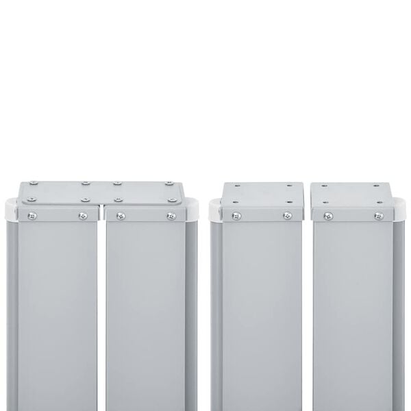 vidaXL Σκίαστρο Πλαϊνό Συρόμενο Μαύρο 120 x 600 εκ.
