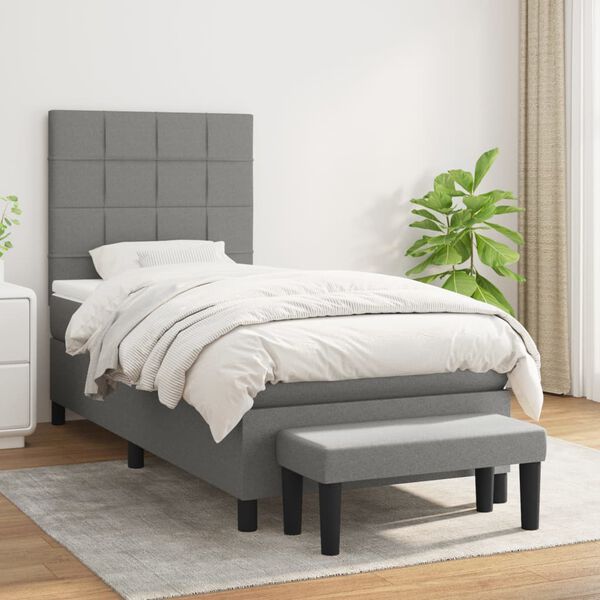 vidaXL &Kappa;&rho;&epsilon;&beta;ά&tau;&iota; Boxspring &mu;&epsilon; &Sigma;&tau;&rho;ώ&mu;&alpha; &Sigma;&kappa;&omicron;ύ&rho;&omicron; &Gamma;&kappa;&rho;&iota; 80x200 &epsilon;&kappa;. &Upsilon;&phi;&alpha;&sigma;&mu;ά&tau;&iota;&nu;&omicron;