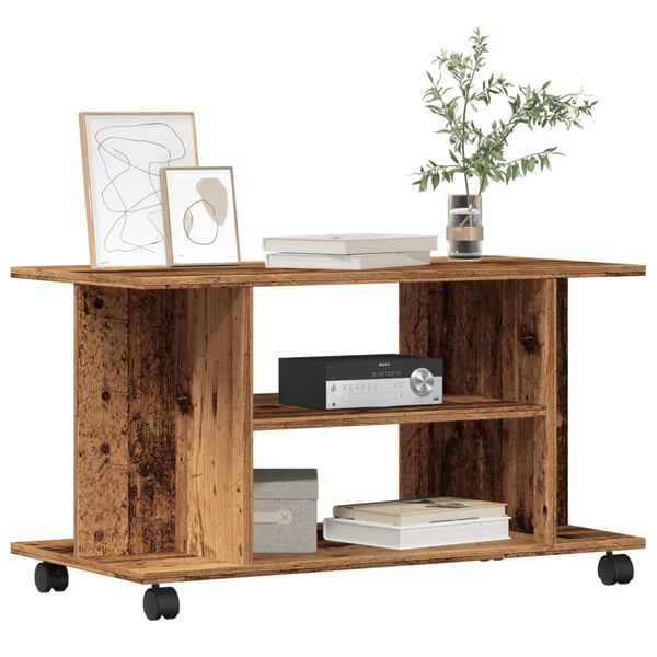 vidaXL &Nu;&tau;&omicron;&upsilon;&lambda;ά&pi;&iota; &tau;&eta;&lambda;&epsilon;ό&rho;&alpha;&sigma;&eta;&sigmaf; &mu;&epsilon; &tau;&rho;&omicron;&chi;&omicron;ύ&sigmaf; &Pi;&alpha;&lambda;&alpha;&iota;ό &xi;ύ&lambda;&omicron; 80x40x45 cm