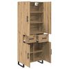 vidaXL Highboard &mu;&epsilon; &sigma;&upsilon;&rho;&tau;ά&rho;&iota; 2 pcs Artisan Oak 69,5 x 34 x 180 &epsilon;&kappa;.