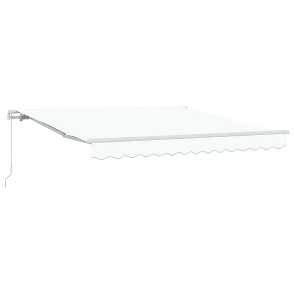vidaXL Σκηνίτσα Αναδιπλούμενη Λευκό 350 x 250 εκ ύφασμα