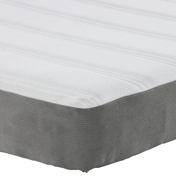 vidaXL Στρώμα Pocket με ελατήρια Light Grey Medium 160x200x20 εκ.