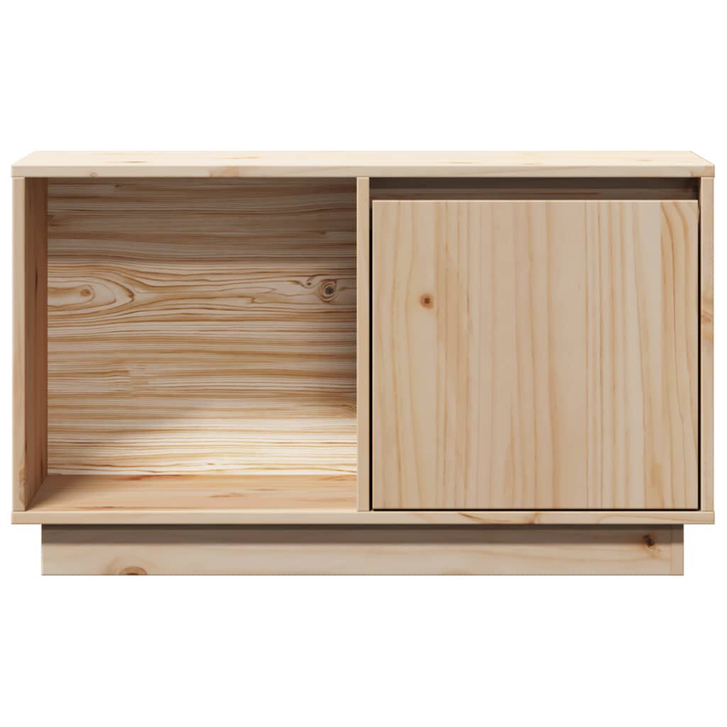 vidaXL Έπιπλο Τηλεόρασης 74 x 35 x 44 εκ. από Μασίφ Ξύλο Πεύκου