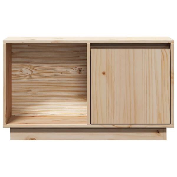 vidaXL Έπιπλο Τηλεόρασης 74 x 35 x 44 εκ. από Μασίφ Ξύλο Πεύκου