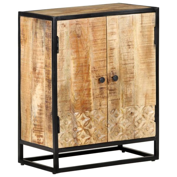 vidaXL Ντουλάπι Σκαλιστό στο Χέρι 60x35x75 εκ. από Μασίφ Ξύλο Μάνγκο