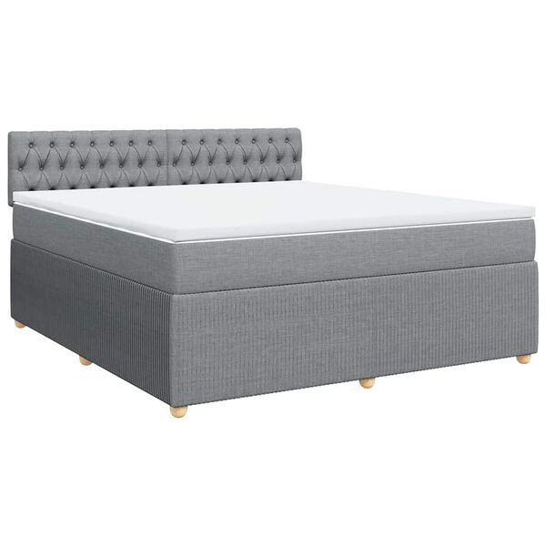 vidaXL &Kappa;&rho;&epsilon;&beta;ά&tau;&iota; Boxspring &mu;&epsilon; &Sigma;&tau;&rho;ώ&mu;&alpha; &Alpha;&nu;&omicron;&iota;&chi;&tau;ό &Gamma;&kappa;&rho;&iota; 180x200 &epsilon;&kappa;. &Upsilon;&phi;&alpha;&sigma;&mu;ά&tau;&iota;&nu;&omicron;