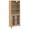 vidaXL Highboard Artisan Oak 69,5 x 34 x 180 &epsilon;&kappa;. &Epsilon;&pi;&epsilon;&xi;&epsilon;&rho;&gamma;&alpha;&sigma;&mu;έ&nu;&omicron; &Xi;ύ&lambda;&omicron;