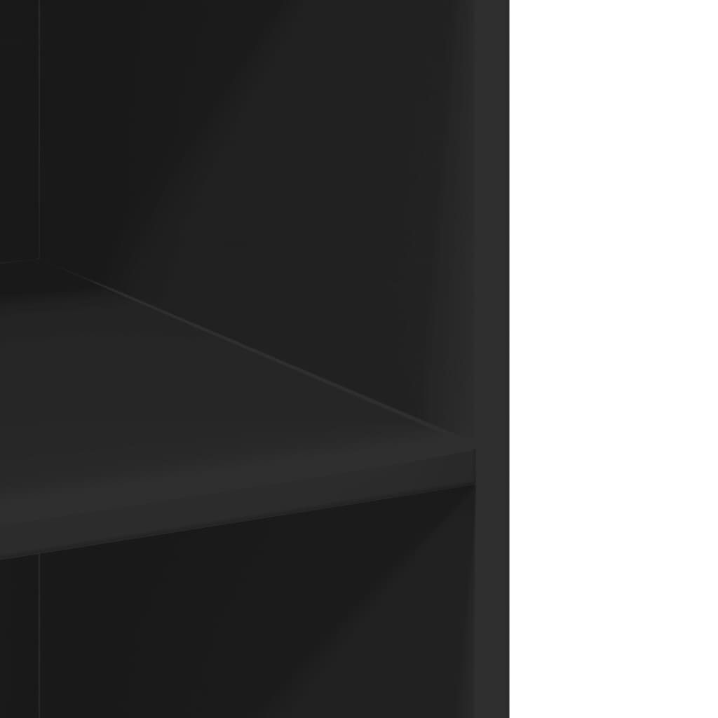 vidaXL Ντουλάπι Μαύρη 70x41x185 εκ. από Επεξεργασμένο Ξύλο