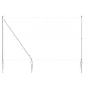 vidaXL &Sigma;&tau;ύ&lambda;&omicron;&sigmaf; &Pi;&epsilon;&rho;&iota;&phi;&rho;ά&xi;&epsilon;&omega;&nu; 52 pcs &Gamma;&kappa;&rho;&iota; 3,2 x 3,2 x 225 &epsilon;&kappa;