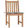 vidaXL Καρέκλες Κήπου 2 Τεμαχίων από Μασίφ Ξύλο Teak με Μαξιλάρια