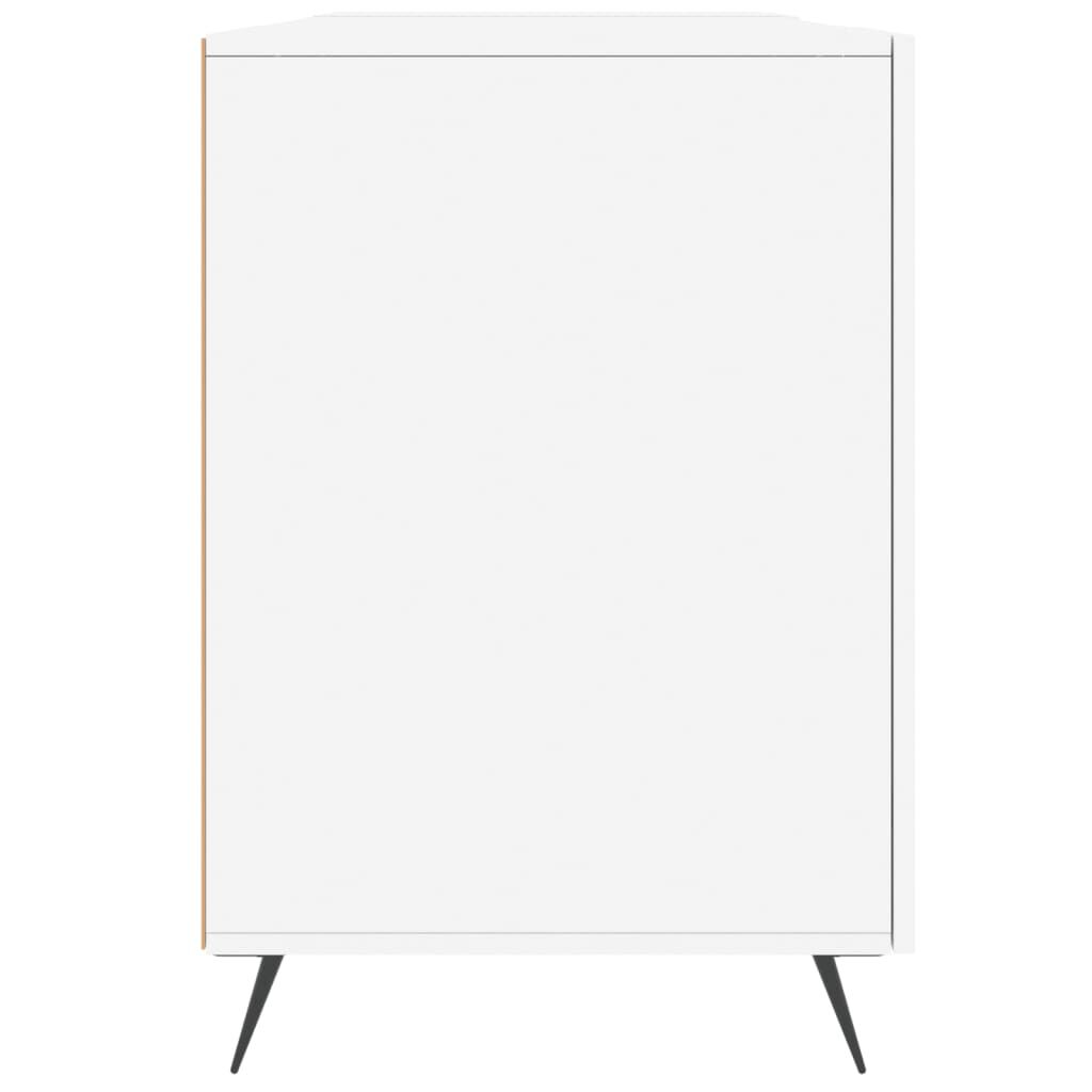vidaXL Γραφείο Λευκό 140 x 50 x 75 εκ. από Επεξεργασμένο Ξύλο