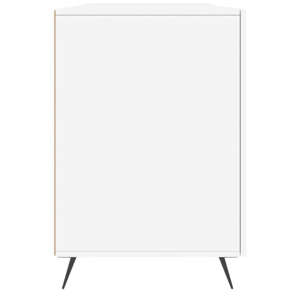 vidaXL Γραφείο Λευκό 140 x 50 x 75 εκ. από Επεξεργασμένο Ξύλο