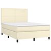 vidaXL &Kappa;&rho;&epsilon;&beta;ά&tau;&iota; Boxspring &mu;&epsilon; &Sigma;&tau;&rho;ώ&mu;&alpha; &Kappa;&rho;&epsilon;&mu; 140x200&epsilon;&kappa;. &alpha;&pi;ό &Sigma;&upsilon;&nu;&theta;&epsilon;&tau;&iota;&kappa;ό &Delta;έ&rho;&mu;&alpha;