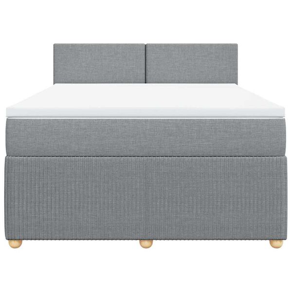 vidaXL &Kappa;&rho;&epsilon;&beta;ά&tau;&iota; Boxspring &mu;&epsilon; &Sigma;&tau;&rho;ώ&mu;&alpha; &Alpha;&nu;. &Pi;&rho;ά&sigma;&iota;&nu;&omicron; 160x200&epsilon;&kappa; &Upsilon;&phi;&alpha;&sigma;&mu;ά&tau;&iota;&nu;&omicron;
