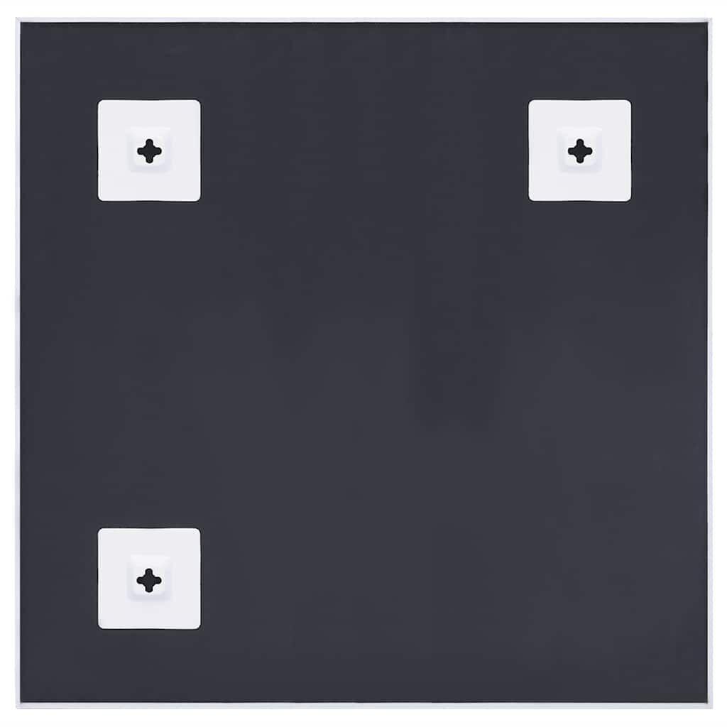 vidaXL Καθρέφτης Λευκός 60 x 60 εκ.