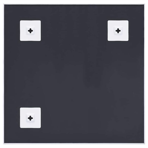 vidaXL Καθρέφτης Λευκός 60 x 60 εκ.