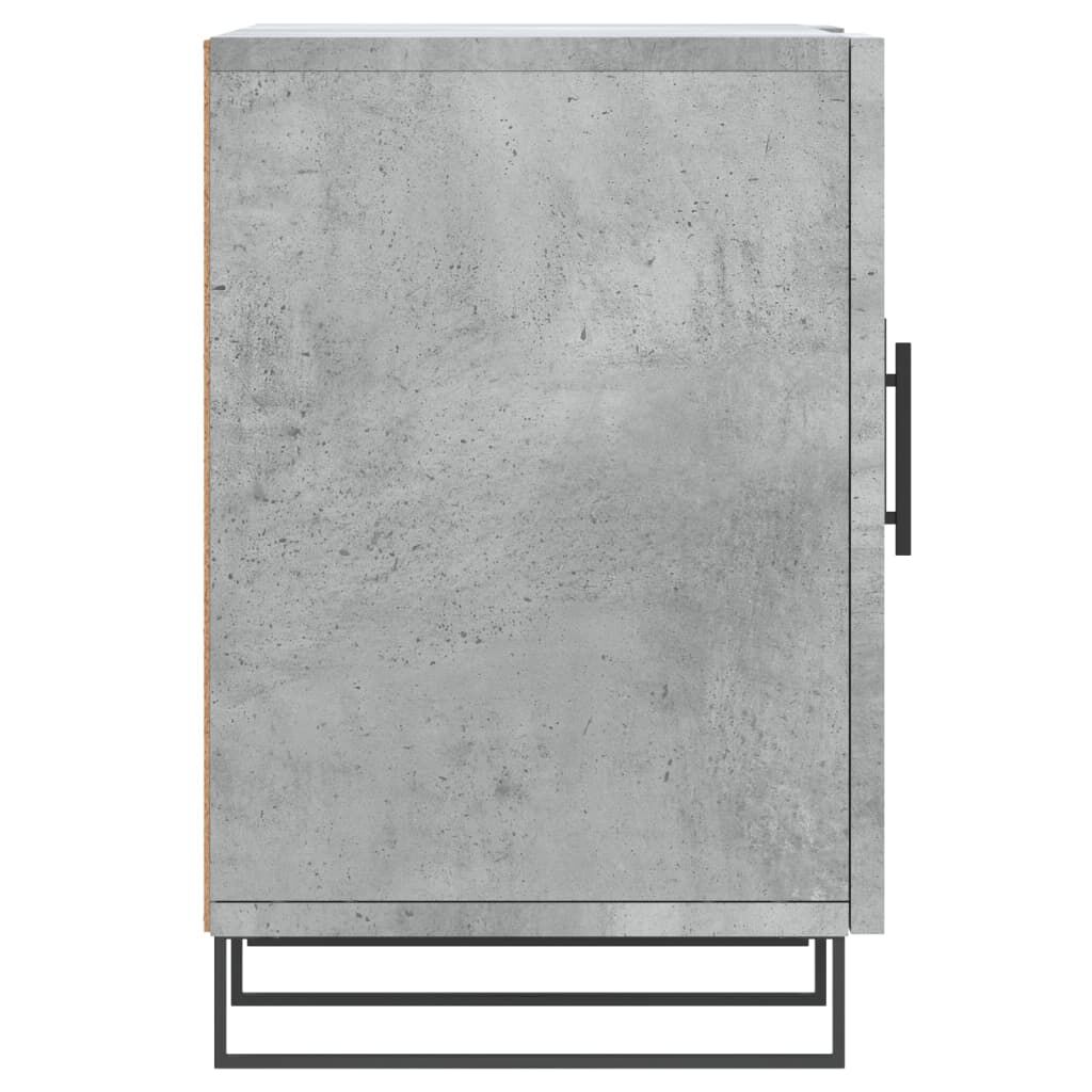 vidaXL Έπιπλο Τηλεόρασης Γκρι Σκυροδέματος 150x30x50 εκ. Επεξ. Ξύλο