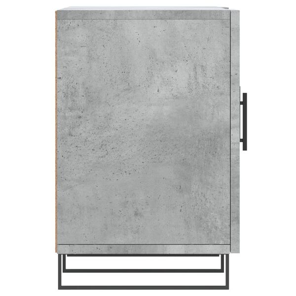 vidaXL Έπιπλο Τηλεόρασης Γκρι Σκυροδέματος 150x30x50 εκ. Επεξ. Ξύλο