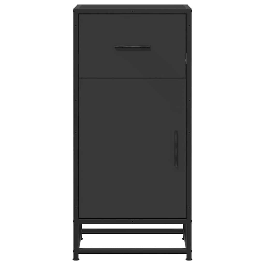 vidaXL Ραφιέρα Καφέ Δρυς 35,5x35x76 εκ. Επεξ. Ξύλο + Μέταλλο