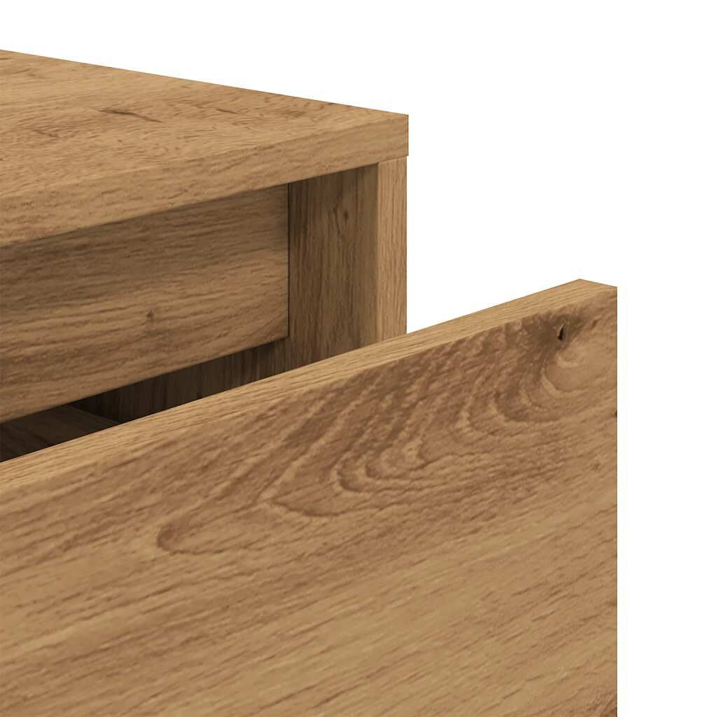 vidaXL Συρτάρι Box Artisan Δρυς 40,5x40x40 cm Ξύλο μηχανής