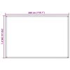vidaXL Χαλί Σκηνής Μαύρο 250 x 300 εκ.