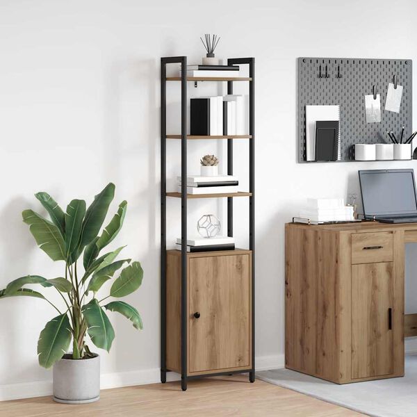 vidaXL &Beta;&iota;&beta;&lambda;&iota;&omicron;&theta;ή&kappa;&eta; Artisan Oak 40 x 24 x 161 &epsilon;&kappa; &Epsilon;&pi;&epsilon;&xi;&epsilon;&rho;&gamma;&alpha;&sigma;&mu;έ&nu;&omicron; &xi;ύ&lambda;&omicron;