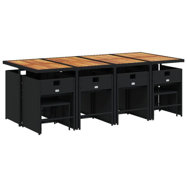 vidaXL &Sigma;&epsilon;&tau; &Tau;&rho;&alpha;&pi;&epsilon;&zeta;&alpha;&rho;ί&alpha;&sigmaf; &Kappa;ή&pi;&omicron;&upsilon; 13&tau;&epsilon;&mu;. &Mu;&alpha;ύ&rho;&omicron; &alpha;&pi;ό &Sigma;&upsilon;&nu;&theta;. &Rho;&alpha;&tau;ά&nu; &mu;&epsilon; &Mu;&alpha;&xi;&iota;&lambda;ά&rho;&iota;&alpha;