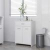 vidaXL Ντουλάπι Μπάνιου Λευκό 60 x 33 x 80 εκ. από Επεξ. Ξύλο