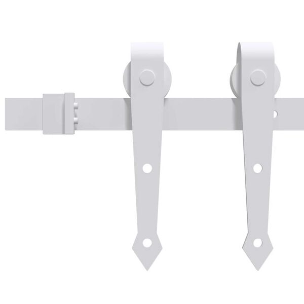 vidaXL Συρόμενη Πόρτα με Σετ Εξαρτημάτων 61x198.5 cm Στέρεο Ξύλο Πεύκο
