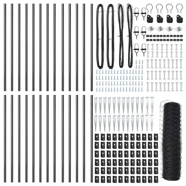 vidaXL &Sigma;&tau;ύ&lambda;&omicron;&sigmaf; &Pi;&epsilon;&rho;&iota;&phi;&rho;ά&xi;&epsilon;&omega;&nu; &Gamma;&kappa;&rho;&iota; 50 x 1 &mu; (50 &chi;&lambda;&sigma;&tau; &pi;&lambda;έ&gamma;&mu;&alpha;)