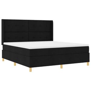 vidaXL &Kappa;&rho;&epsilon;&beta;ά&tau;&iota; &mu;&epsilon; &epsilon;&lambda;&alpha;&tau;ή&rho;&iota;&alpha; &mu;&epsilon; &kappa;&epsilon;&phi;&alpha;&lambda;ά&rho;&iota; &Mu;&alpha;ύ&rho;&omicron; 180 x 200 cm ύ&phi;&alpha;&sigma;&mu;&alpha;
