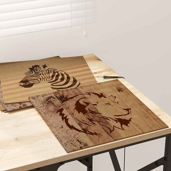 vidaXL Διακοσμητικά Πάνελ 12 pcs Παλαιό ξύλο 30 x 30 x 0.3 εκ