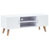 vidaXL Έ&pi;&iota;&pi;&lambda;&omicron; &Tau;&eta;&lambda;&epsilon;ό&rho;&alpha;&sigma;&eta;&sigmaf; &Lambda;&epsilon;&upsilon;&kappa;ό 120 x 40 x 46 &epsilon;&kappa;. &alpha;&pi;ό MDF