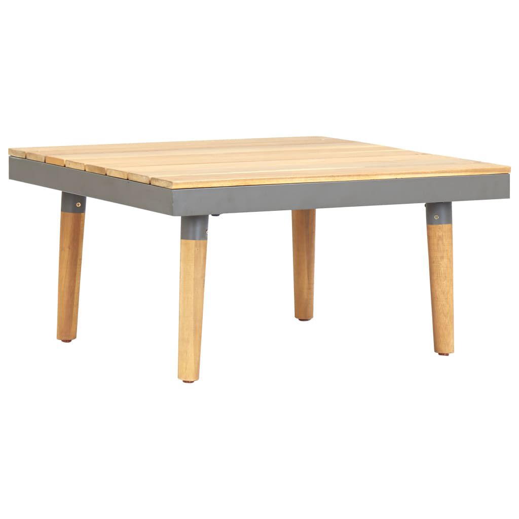 vidaXL Τραπεζάκι Σαλονιού Κήπου 60 x 60 x 31,5 εκ. Μασίφ Ξύλο Ακακίας