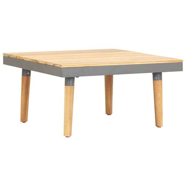 vidaXL Τραπεζάκι Σαλονιού Κήπου 60 x 60 x 31,5 εκ. Μασίφ Ξύλο Ακακίας