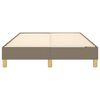 vidaXL Σκελετός Κρεβατιού Χωρίς Στρώμα Taupe 120x200 εκ. Υφασμάτινο