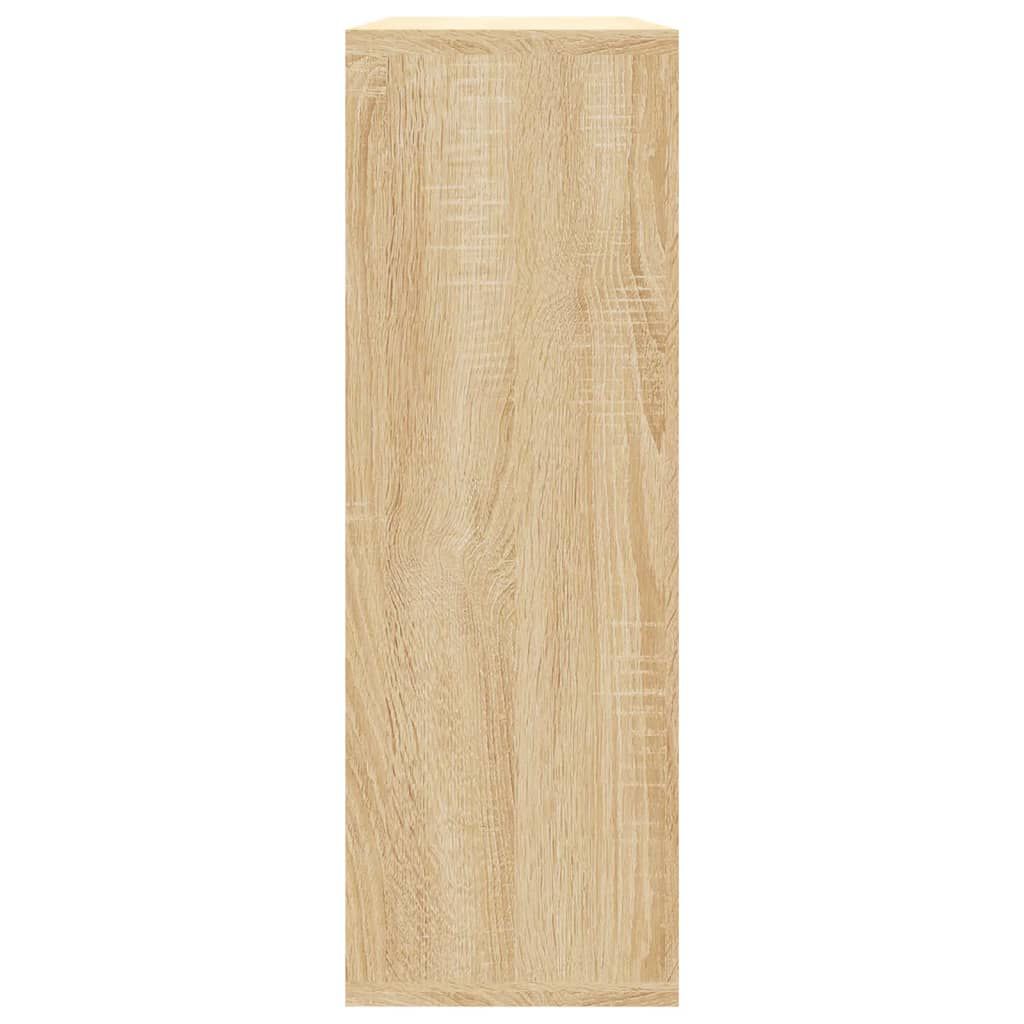 vidaXL Ραφιέρα Τοίχου Χρώμα Sonoma Δρυς 104x20x58,5 εκ. από Επεξ. Ξύλο
